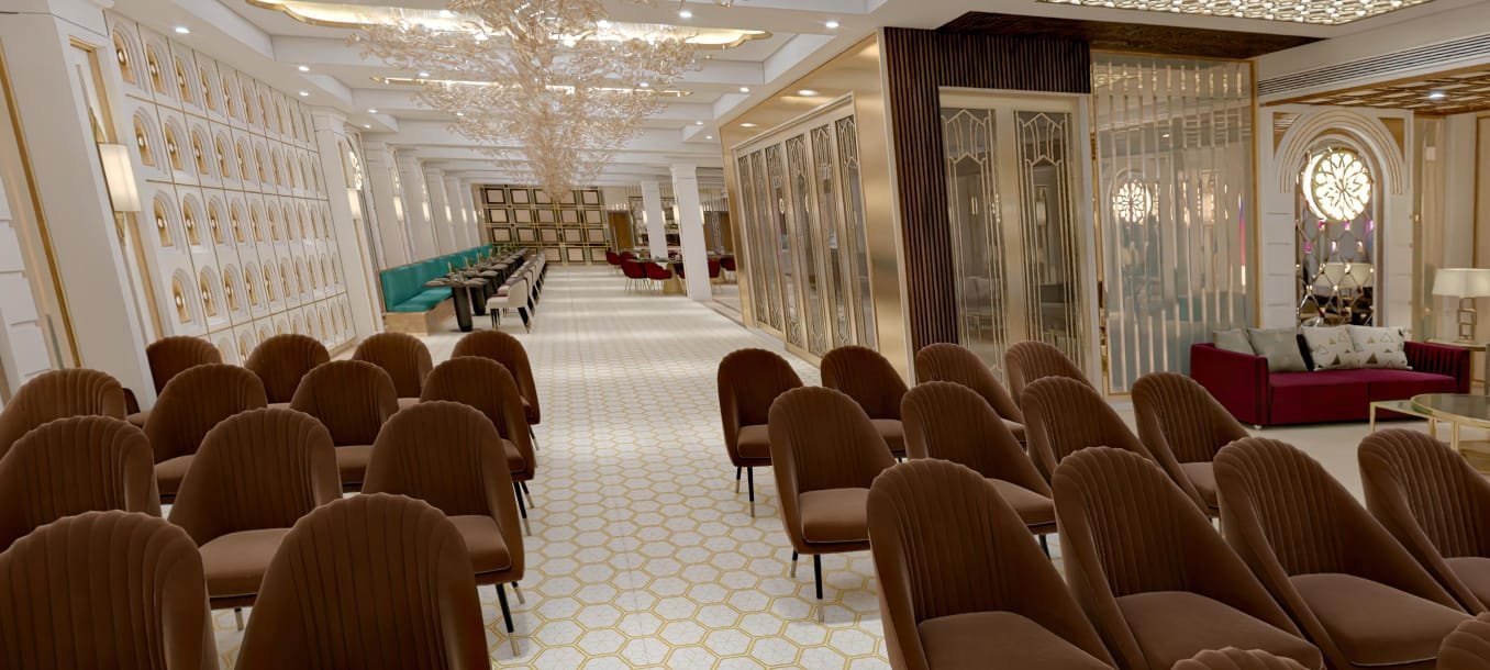Banquet hall render 4