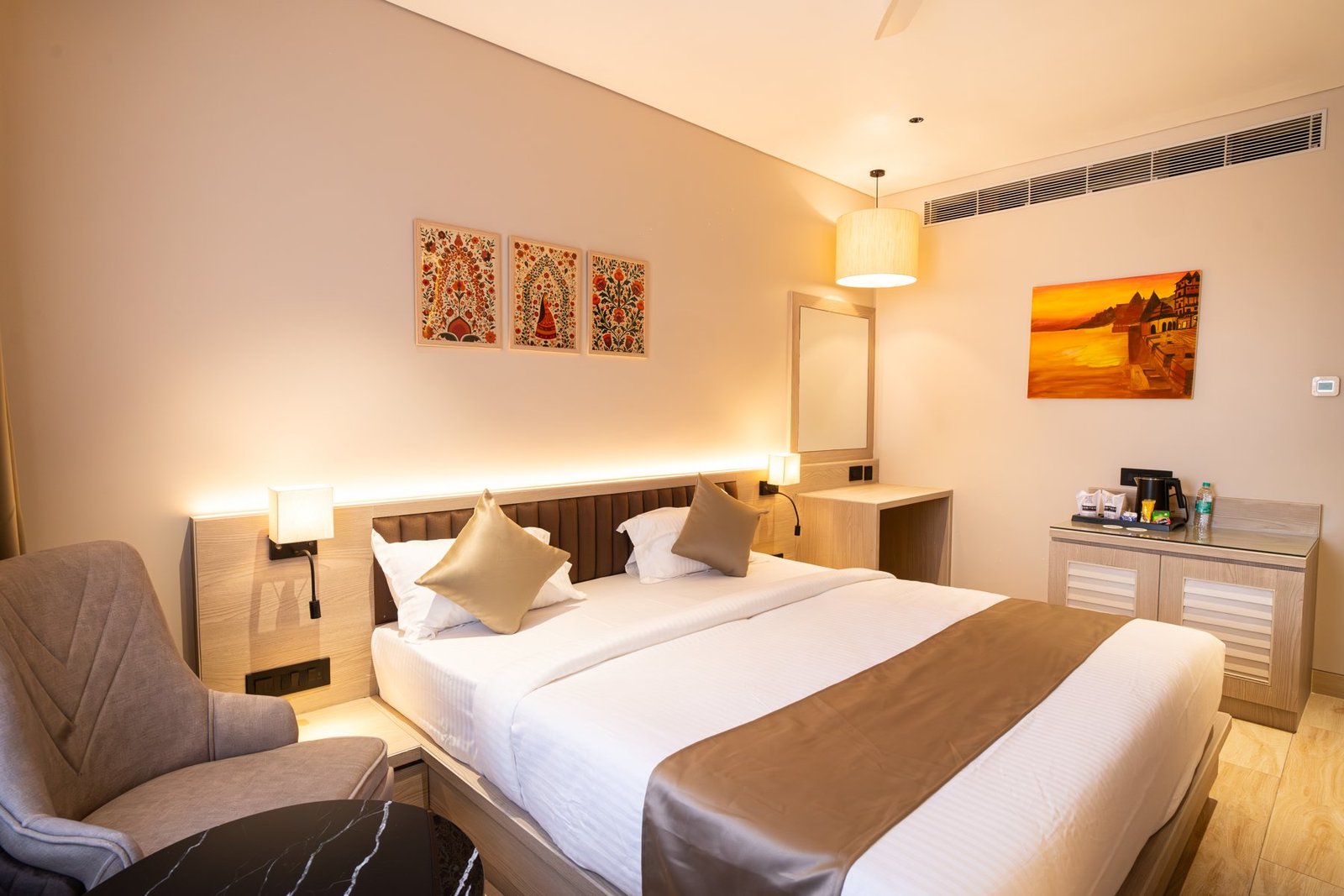 Deluxe AC Room at Rudraksh Hotel & Banquets